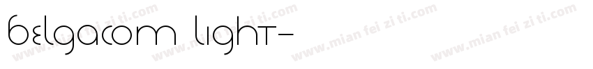Belgacom Light字体转换